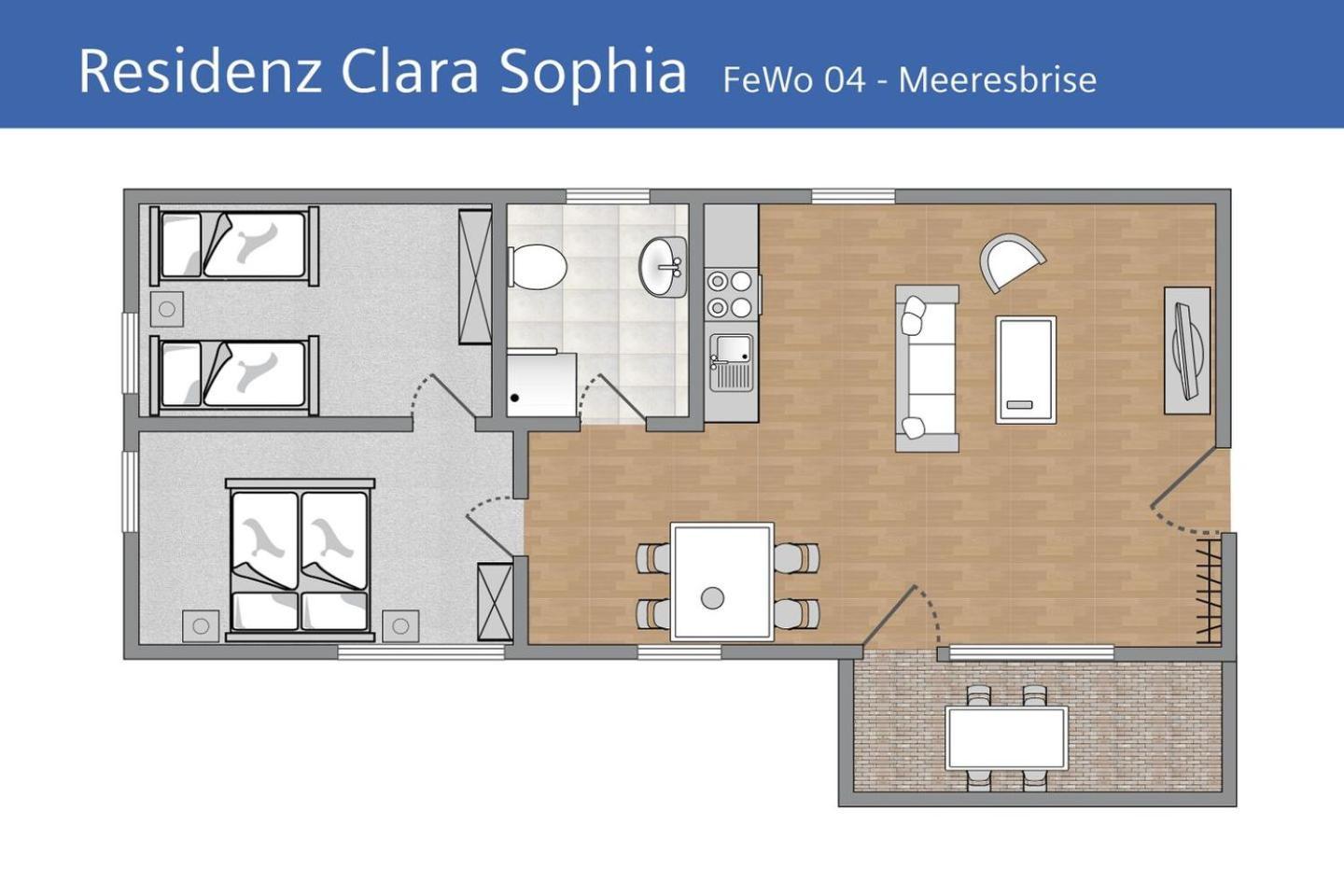 Ferienwohnung Meeresbrise In Der Residenz Clara Sophia Binz Eksteriør billede